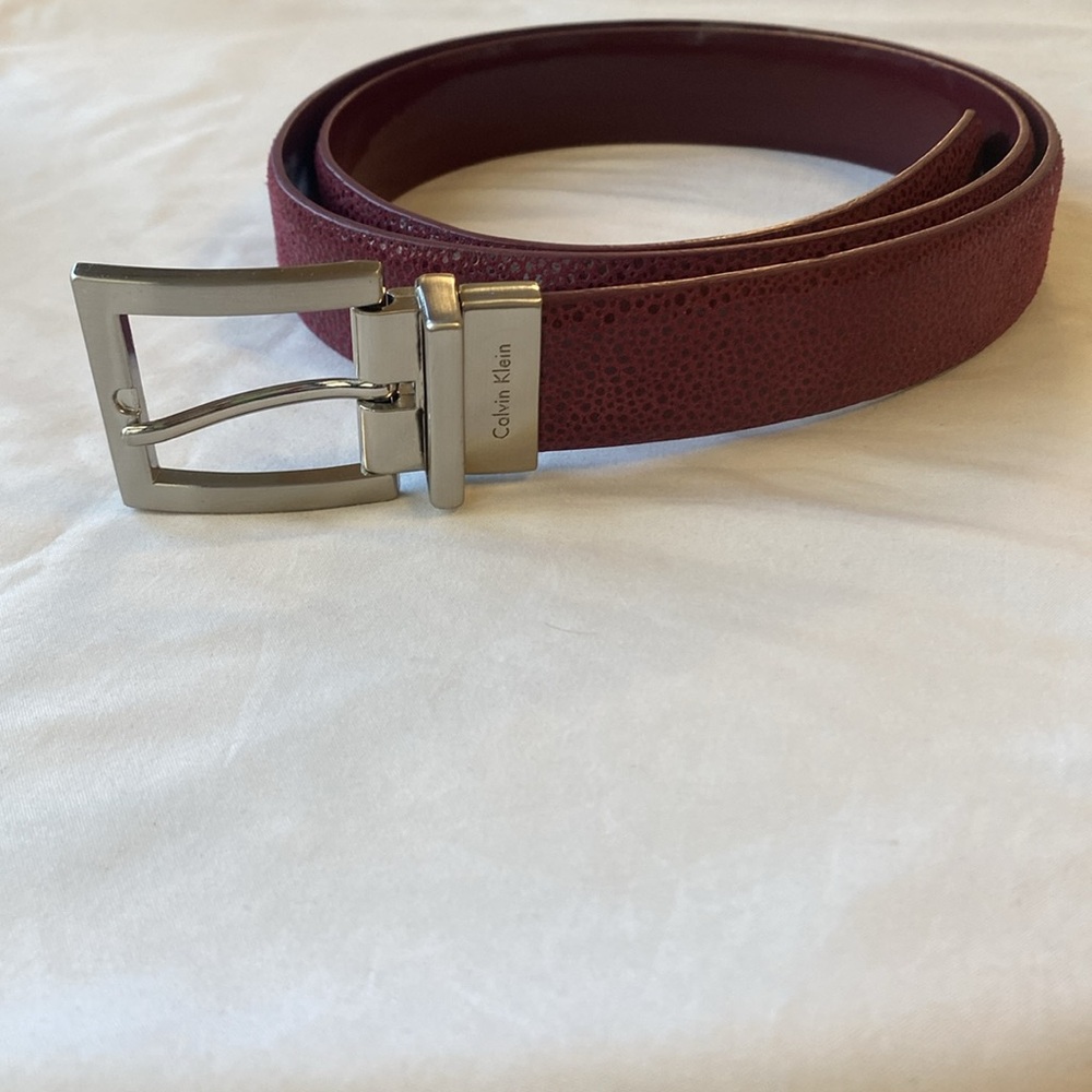 Calvin Klein Burgundy Women’s Belt